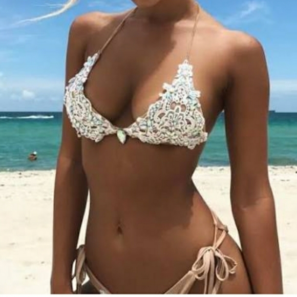 Sexy Strappy rhinestone bikini - Picture 3 of 8